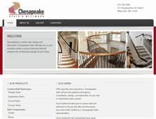 Tablet Screenshot of chesapeakestair.com